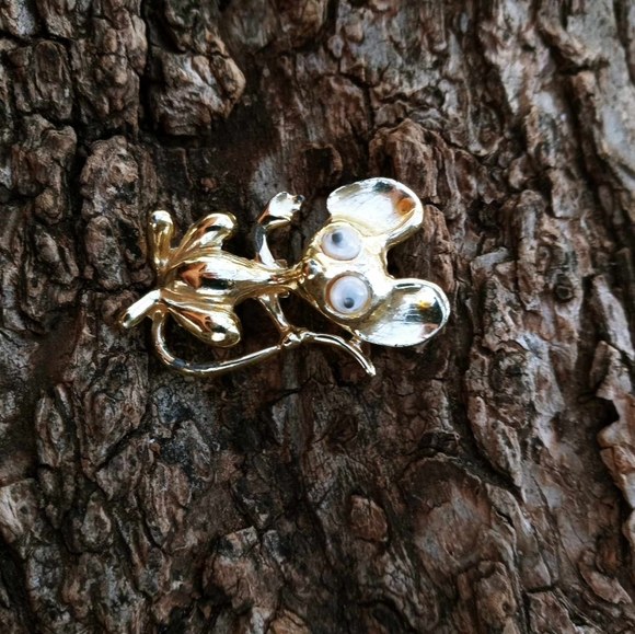 Vintage 🐭Brooch 🐭Mouse🧀Pin - Picture 5 of 6